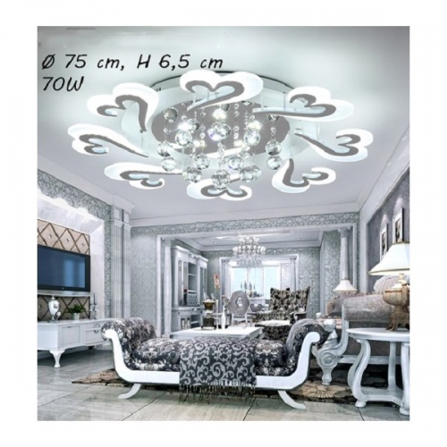 Plafon LED z pilotem 75cm  70Watt - P114